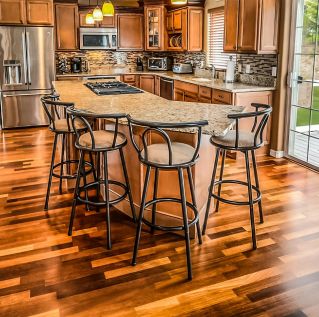 Kitchen Island and Barstools